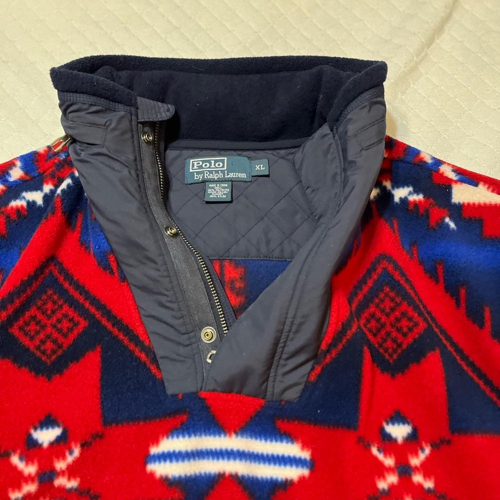 Polo by Ralph Lauren Red and Blue Men's Jacket